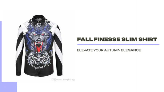 Fall Finesse Slim Shirt by@Outfy
