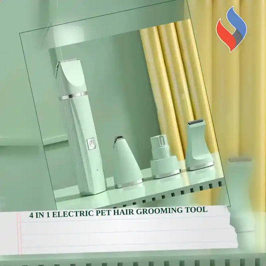 4 in 1 Electric Pet Hair Grooming Tool by@Outfy