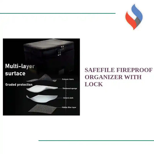 SafeFile Fireproof Organizer with Lock by@Outfy