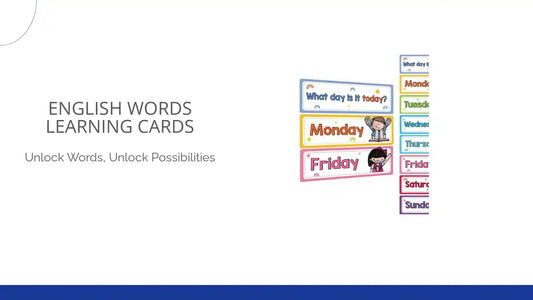 English Words Learning Cards by@Outfy