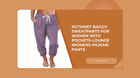 AUTOMET Baggy Sweatpants for Women with Pockets-Lounge Womens Pajams Pants by@Outfy