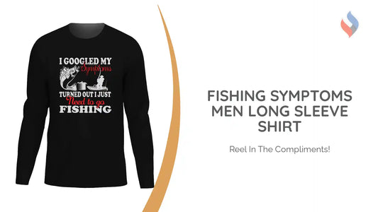 Fishing Symptoms Men Long Sleeve Shirt by@Outfy