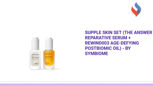 Supple Skin Set (The Answer Reparative Serum + Rewind003 Age-Defying Postbiomic Oil) - by Symbiome by@Outfy
