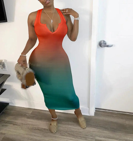 Lightweight V-Neck Summer Dress_Vivareflex_Online