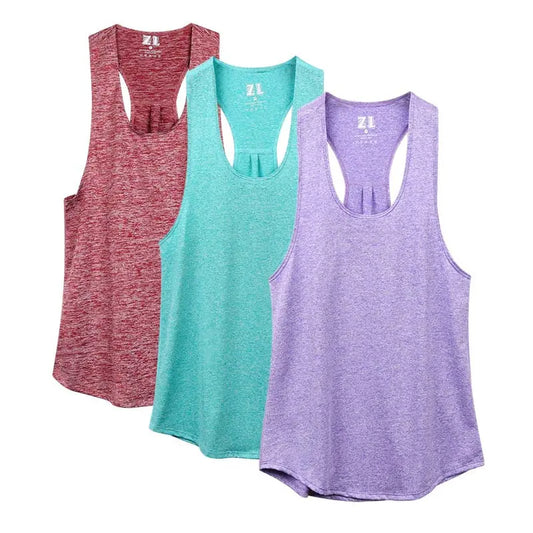 Polyester Workout Tank Top Sleeveless Racerback Style_Vivareflex_Online