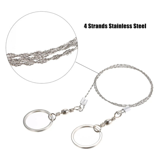 Silver Stainless Steel Wire Saw Compact, Light Weight_Vivareflex_Online