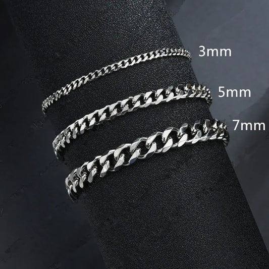 Steel Trendy Chain Bracelet_Vivareflex_Online