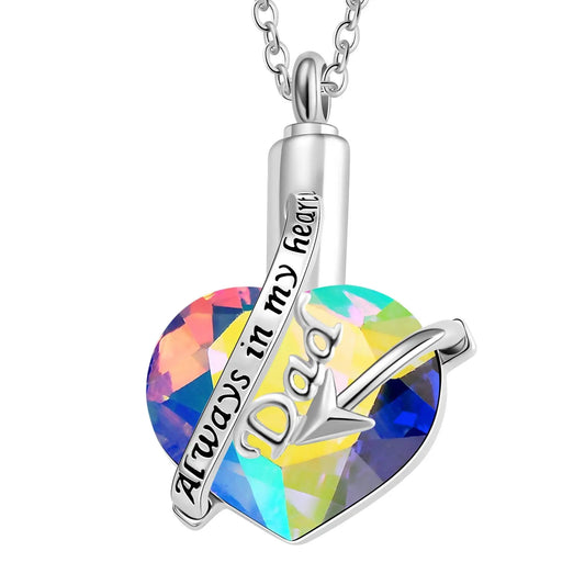 White Gold Plated Pendant Necklace_Vivareflex_Online