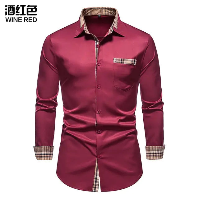 Patchwork Formal Shirts for Men Vivareflex Online