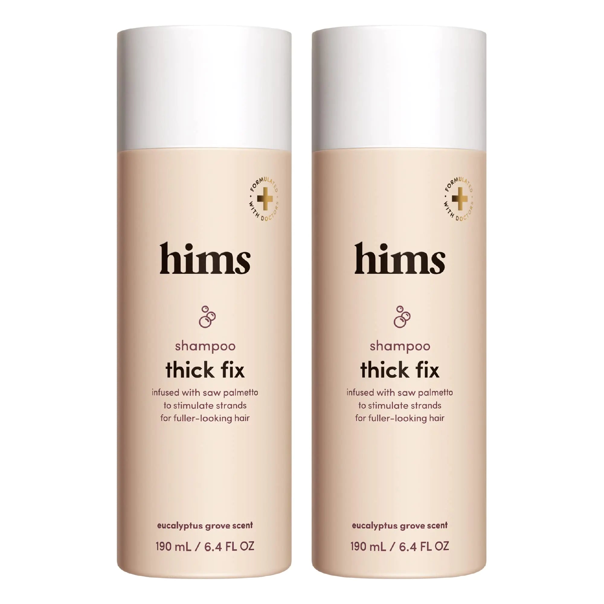 HIMS & HERS Thick Fix Hair Shampoo for Thinning Hair with Saw Palmetto - Volume & Moisture Boost, No Parabens or Sulfates - Vivareflex Online