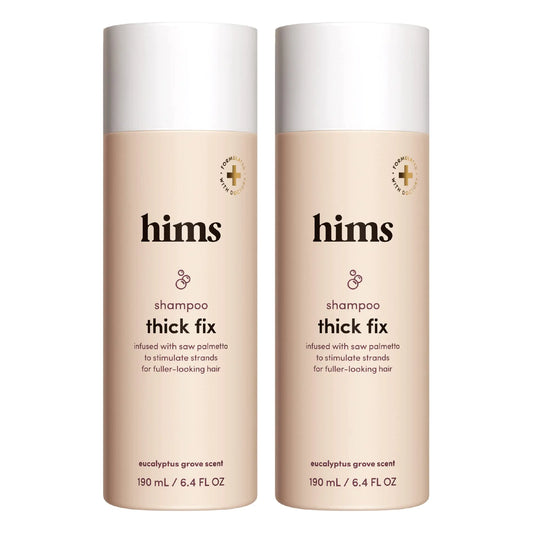 HIMS & HERS Thick Fix Hair Shampoo for Thinning Hair with Saw Palmetto - Volume & Moisture Boost, No Parabens or Sulfates - Vivareflex Online