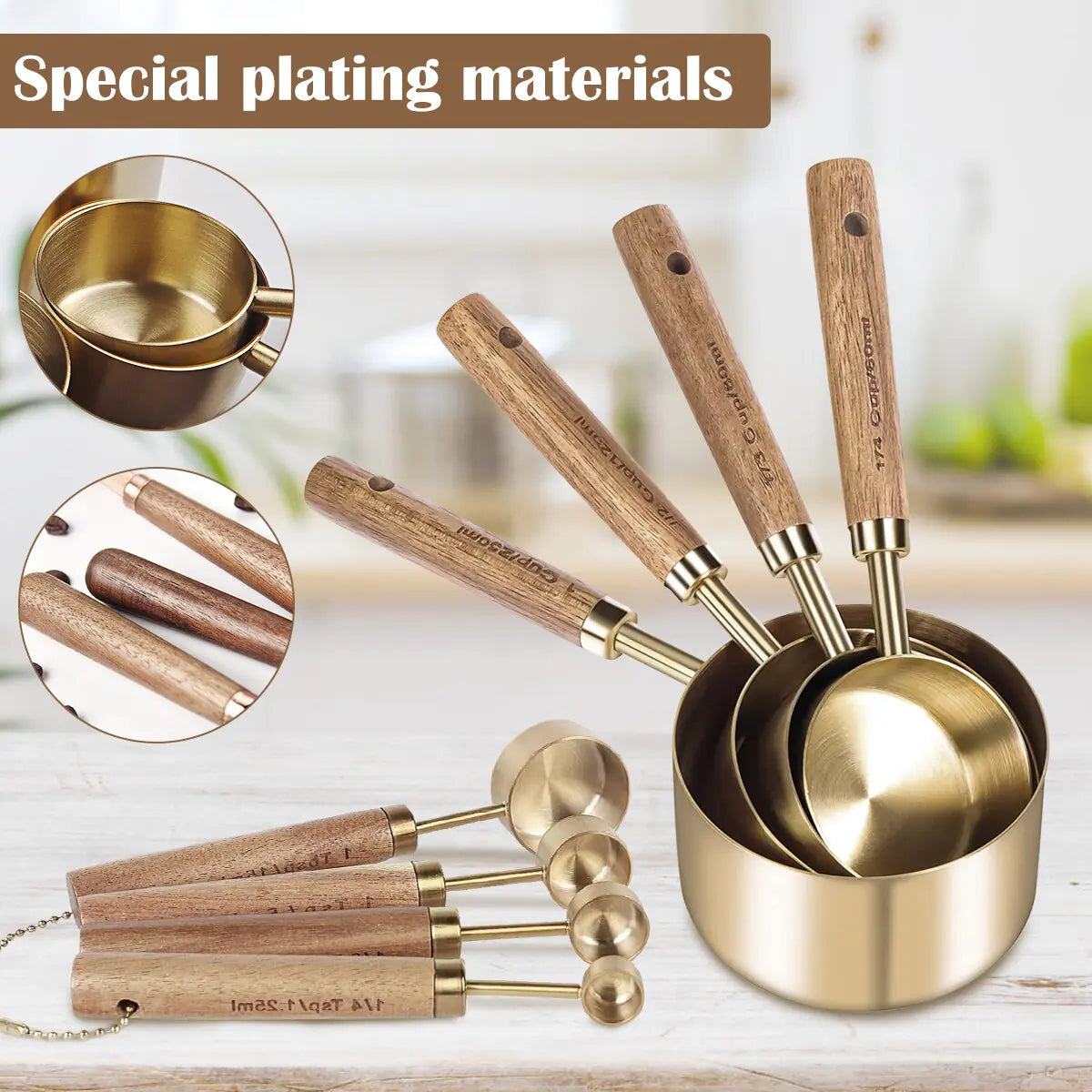 8-Piece Measure Cup and Spoon Set - Vivareflex Online