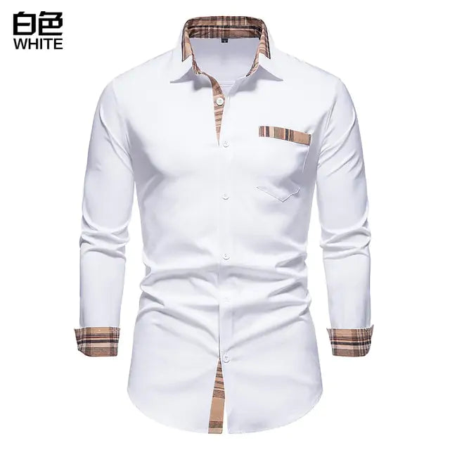 Patchwork Formal Shirts for Men Vivareflex Online