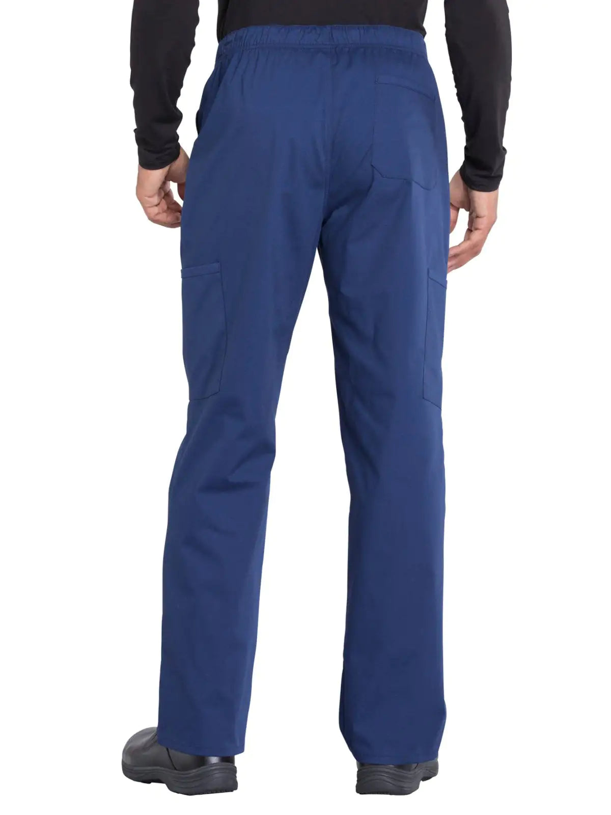 Cherokee Men's Scrub Pants Tapered Leg with Elastic Waistband Zip Fly Front and 5 Pockets - Vivareflex Online