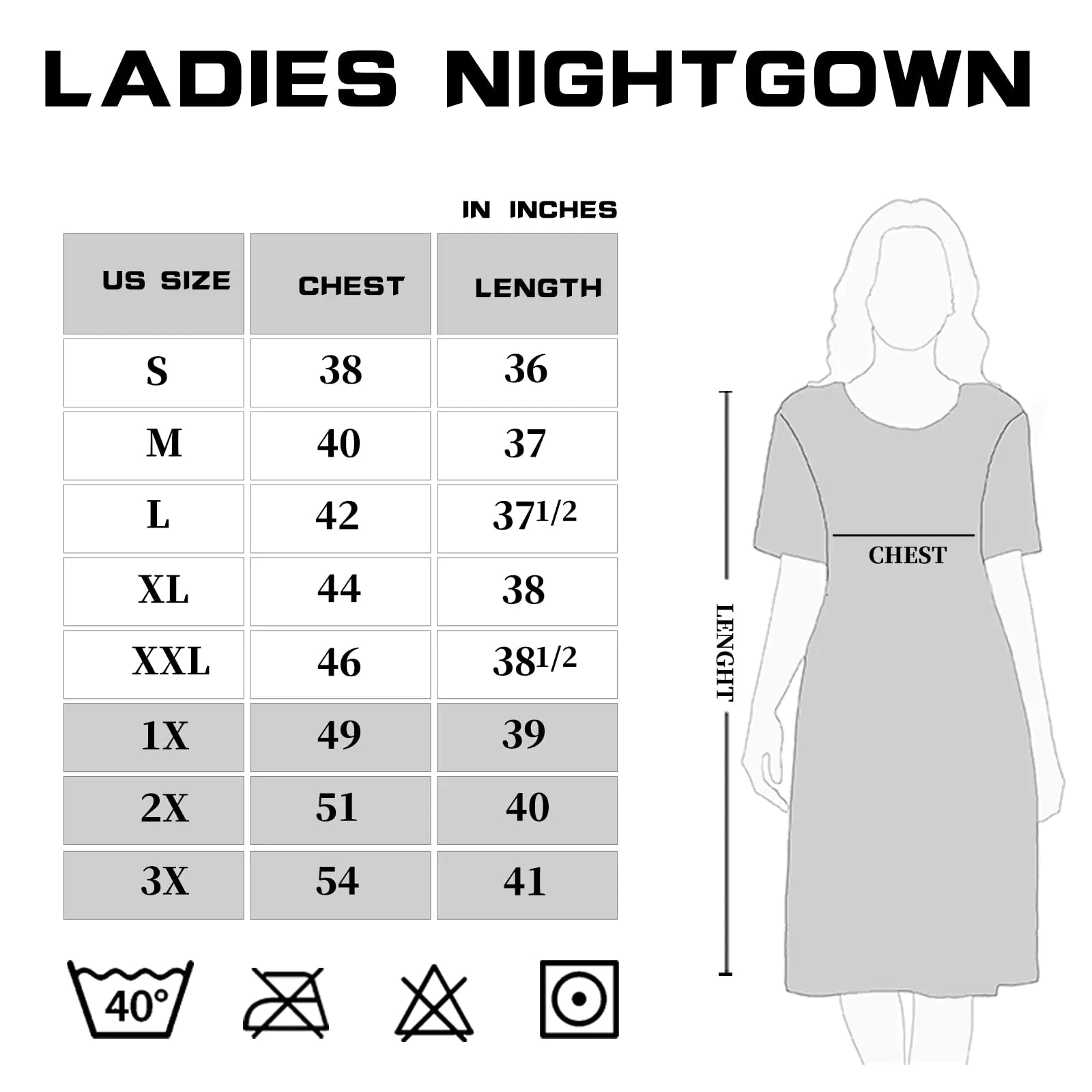 Paquete de 3 camisones para dormir para mujer, camisones suaves para mujer, vestido de manga corta, ropa de dormir (S-3X), más 1 juego de 3 