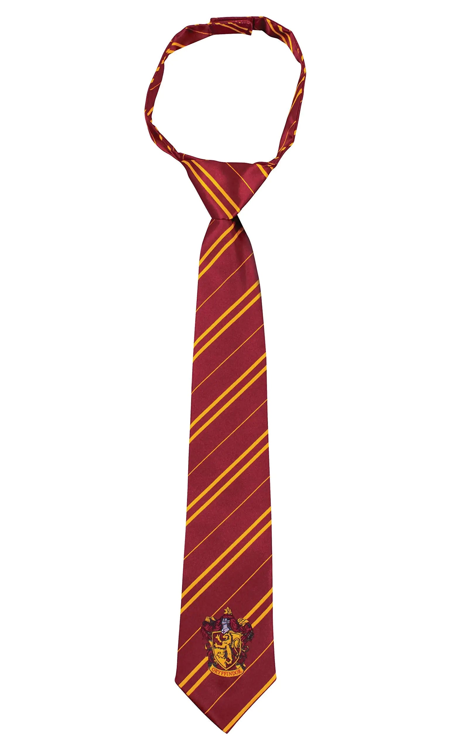 Corbata de disfraz de Harry Potter, corbata oficial de disfraz para niños del Mundo Mágico de Hogwarts, corbata de Gryffindor en talla infantil 