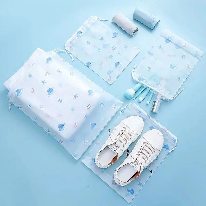 1pc Travel Zipper Cartoon Makeup Bag PVC Cosmetic Storage Bags Organizer Women Beauty Toiletry Kits Bath Wash Make Up Case Ultimate Bag Store