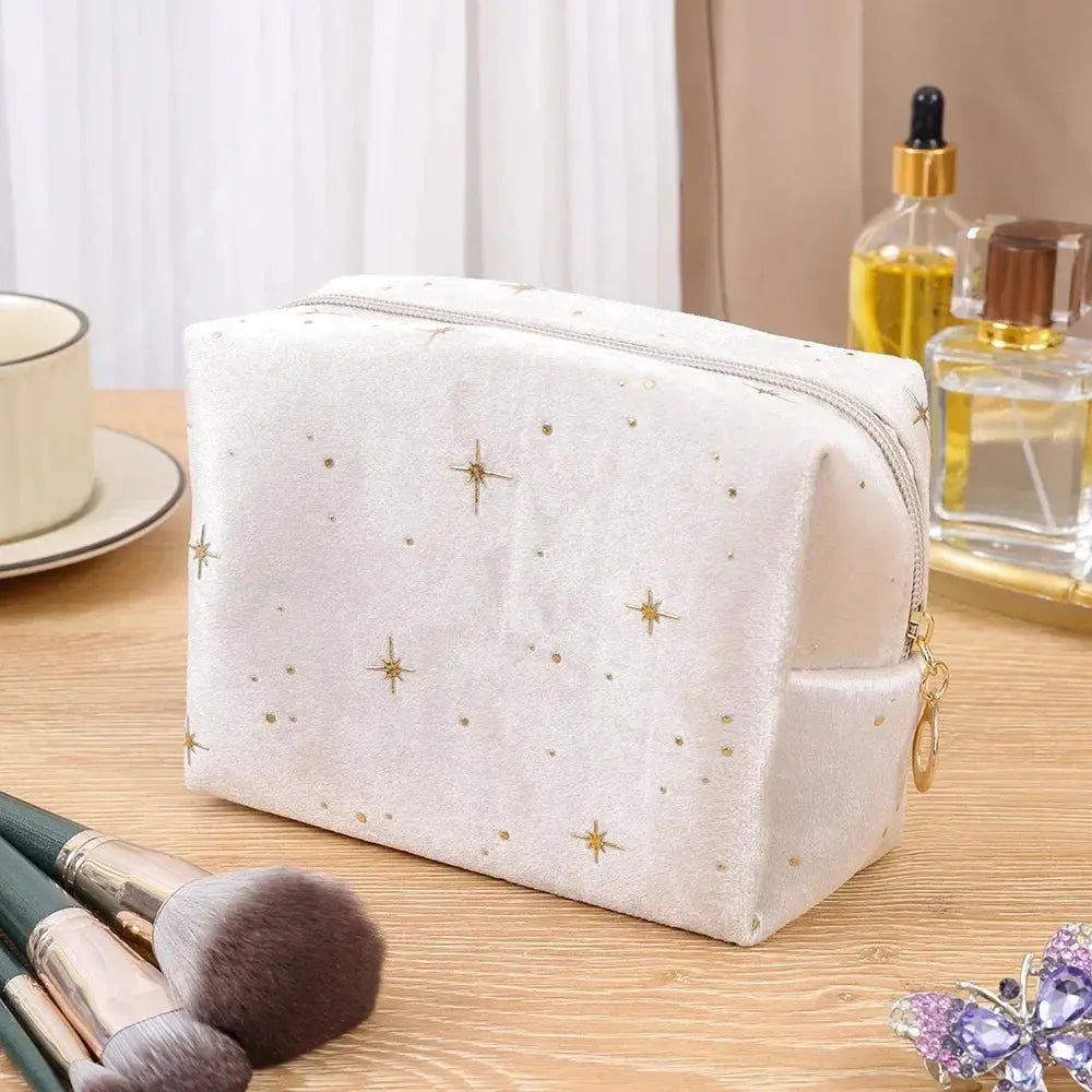 1pcs Velvet Makeup Bag Women Cosmetic Bag Travel Cosmetic Organizer Zipper Coin Purse Mini Cute Purse Key Lipstick Storage Bag Ultimate Bag Store
