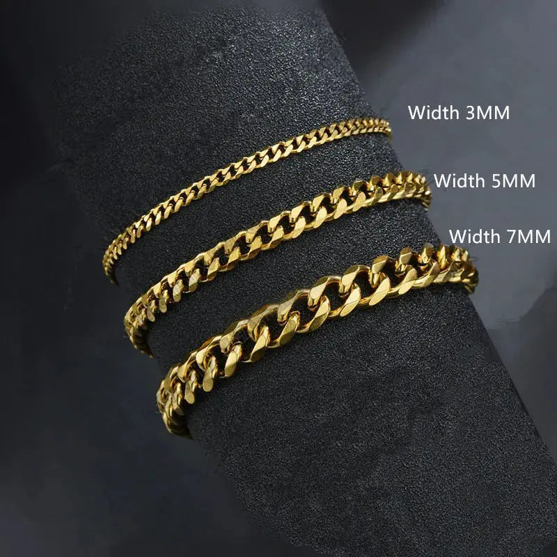 2022 New Trendy Cuban Chain Men Bracelet Vivareflex Online
