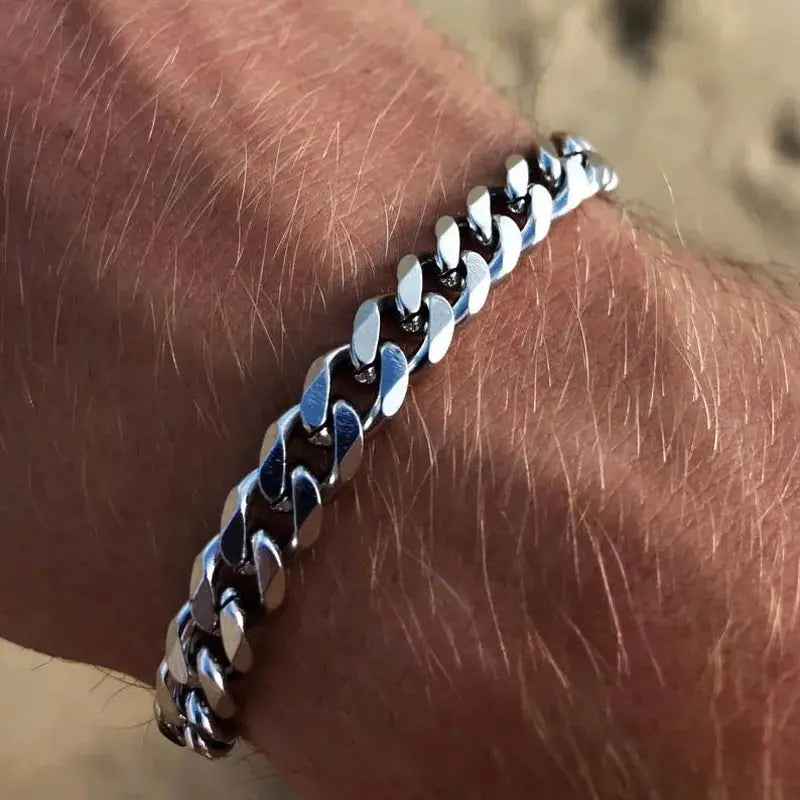 2022 New Trendy Cuban Chain Men Bracelet Vivareflex Online