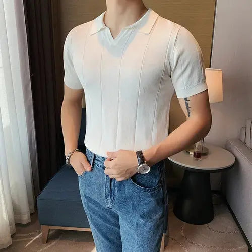 2023 High Quality Knitted Polo Shirt Men Vivareflex Online