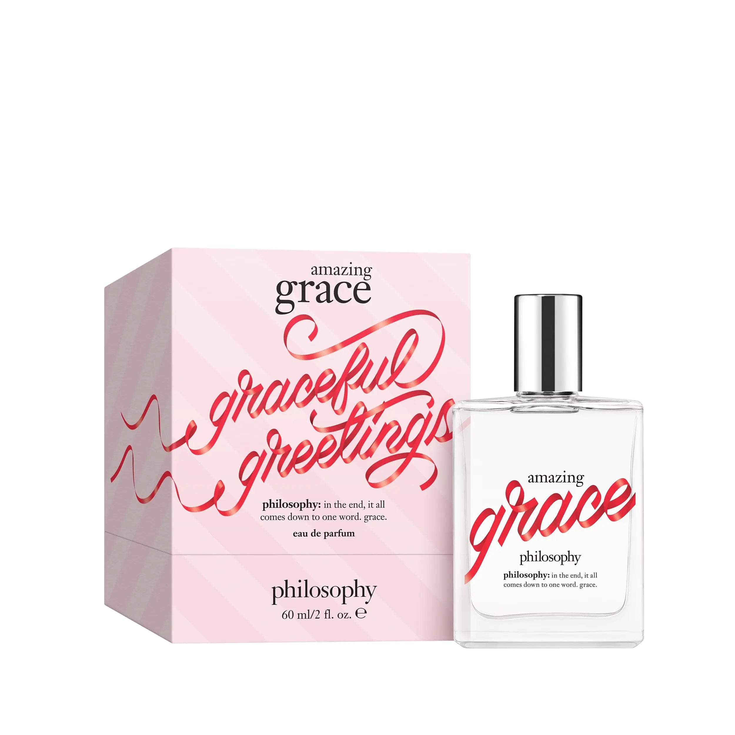 Filosofía Amazing Grace Eau de Toilette - Perfume de mujer limpio y floral - Con notas de bergamota, muguete y almizcle - Perfume de lujo para mujer - Fragancia duradera 2 Fl Oz (Paquete de 1) 