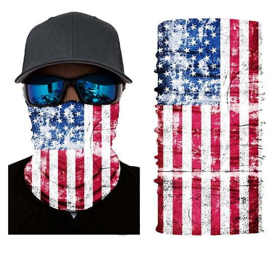 Flag Face Bandana: Multi-functional Outdoor Accessory for Men Vivareflex Online