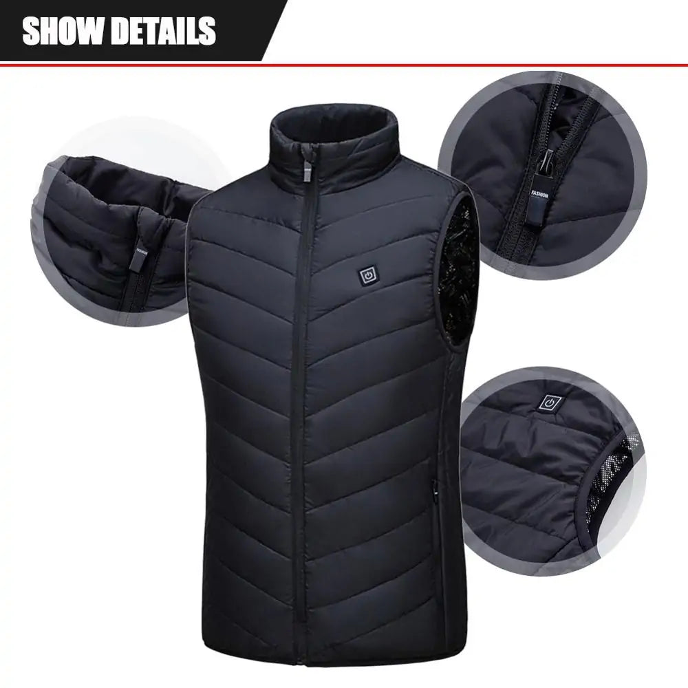 Men Outdoor USB Infrared Heating Vest Vivareflex Online