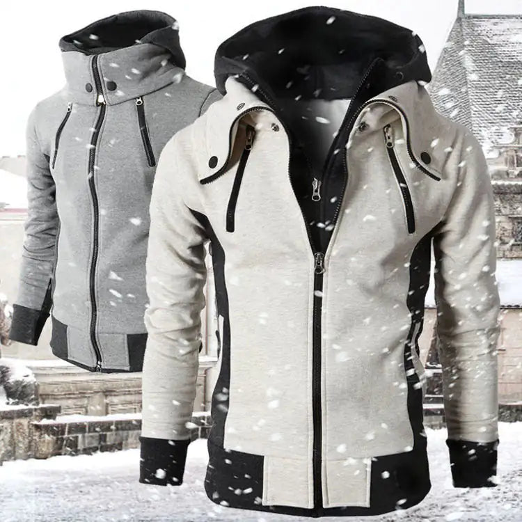 Double Zipper Hoodie Jacket for Men Vivareflex Online