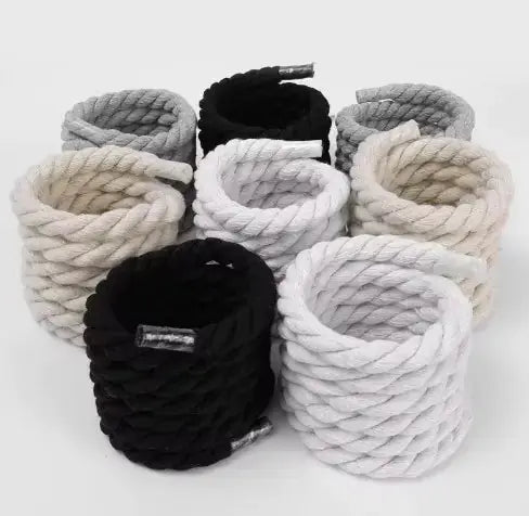 2pcs Wide Cotton Round Shoelaces for Men & Women Vivareflex Online