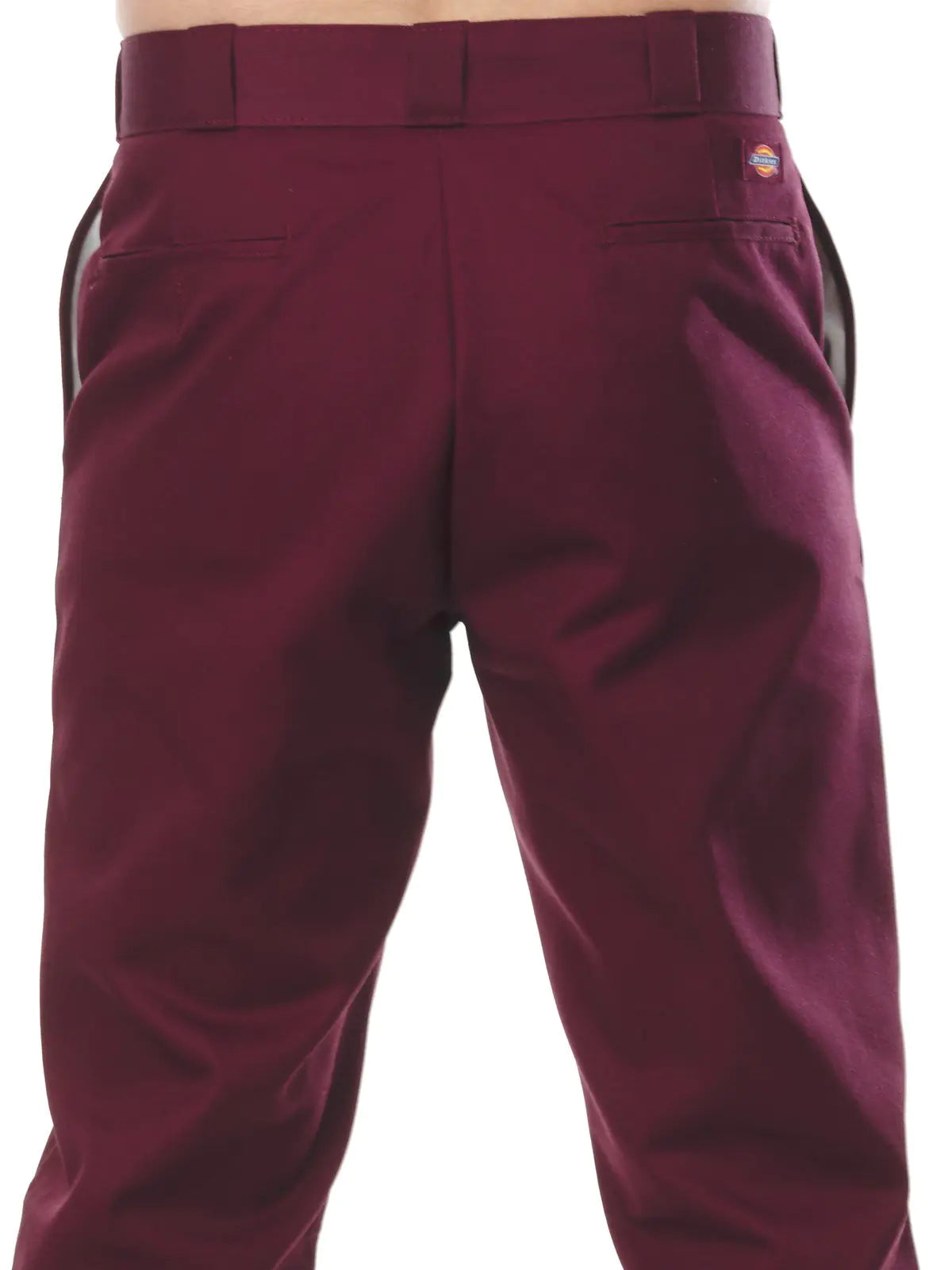 Dickies Men's Original 874 Work Pants 32W x 30L Maroon V1 - Vivareflex Online