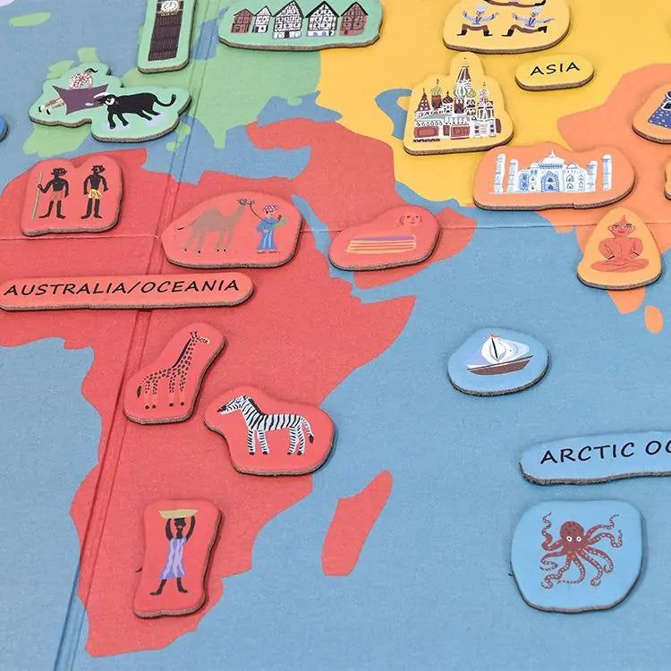 ¡Hola mundo! Mapa del mundo magnético