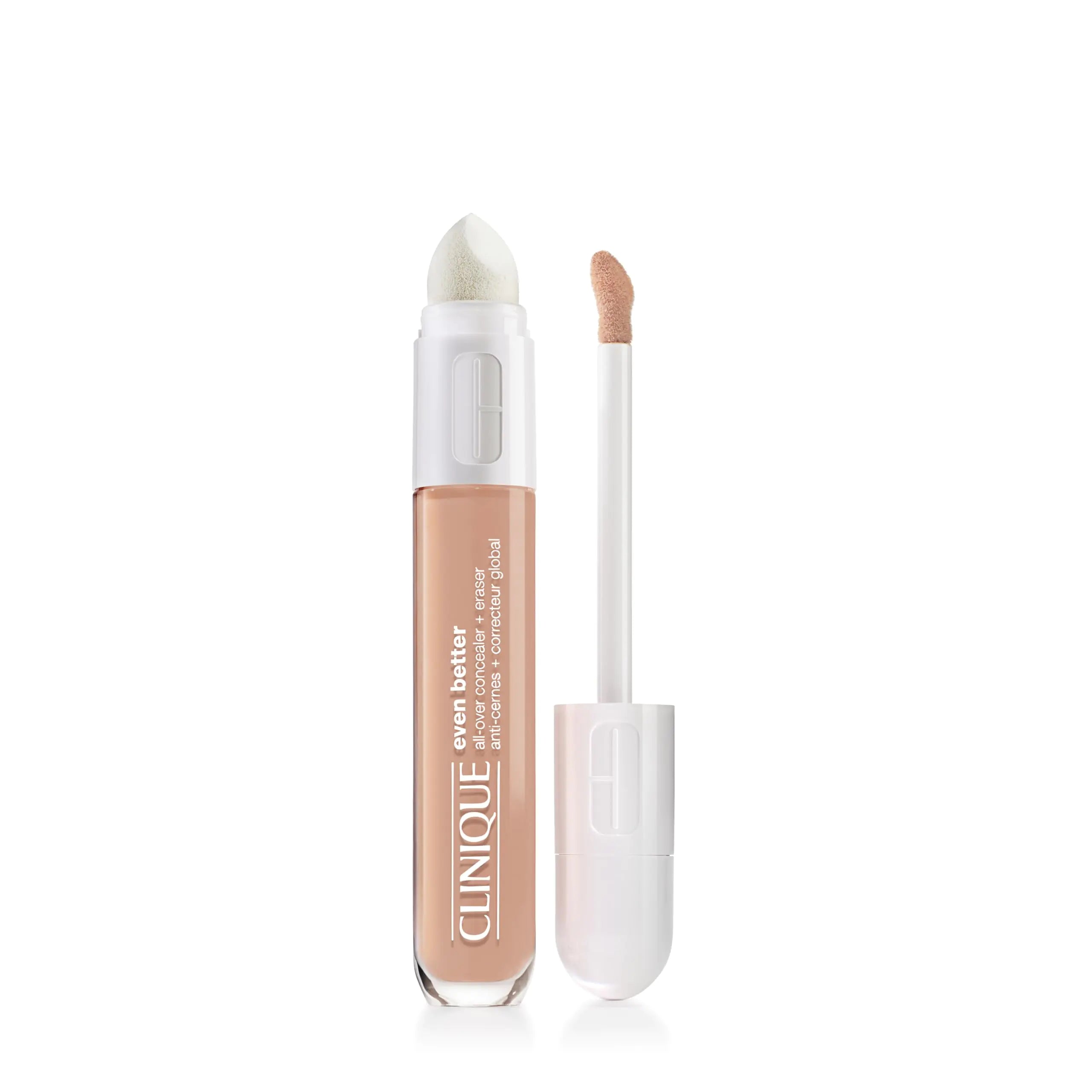 Clinique Even Better All-Over Full Coverage Concealer + Eraser For Dark Circles | Hydrating, Brightening + Depuffing, Porcelain Beige AP Porcelain Beige CN 62