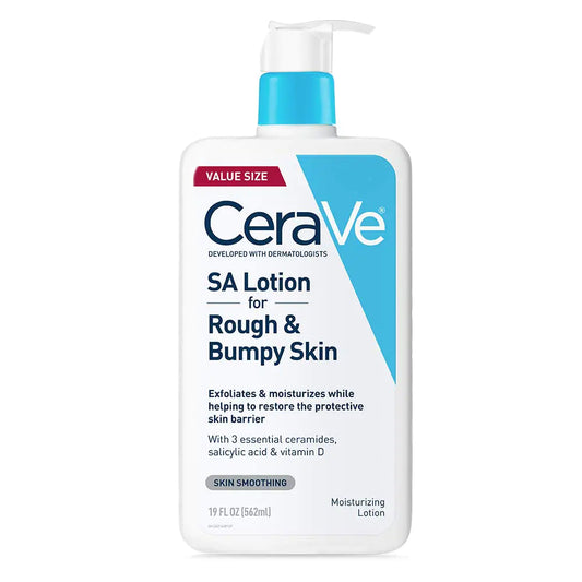 CeraVe SA Lotion for Rough & Bumpy Skin | Exfoliating Body Lotion with Vitamin D, Hyaluronic Acid & Salicylic Acid - 19 Ounce - Vivareflex Online