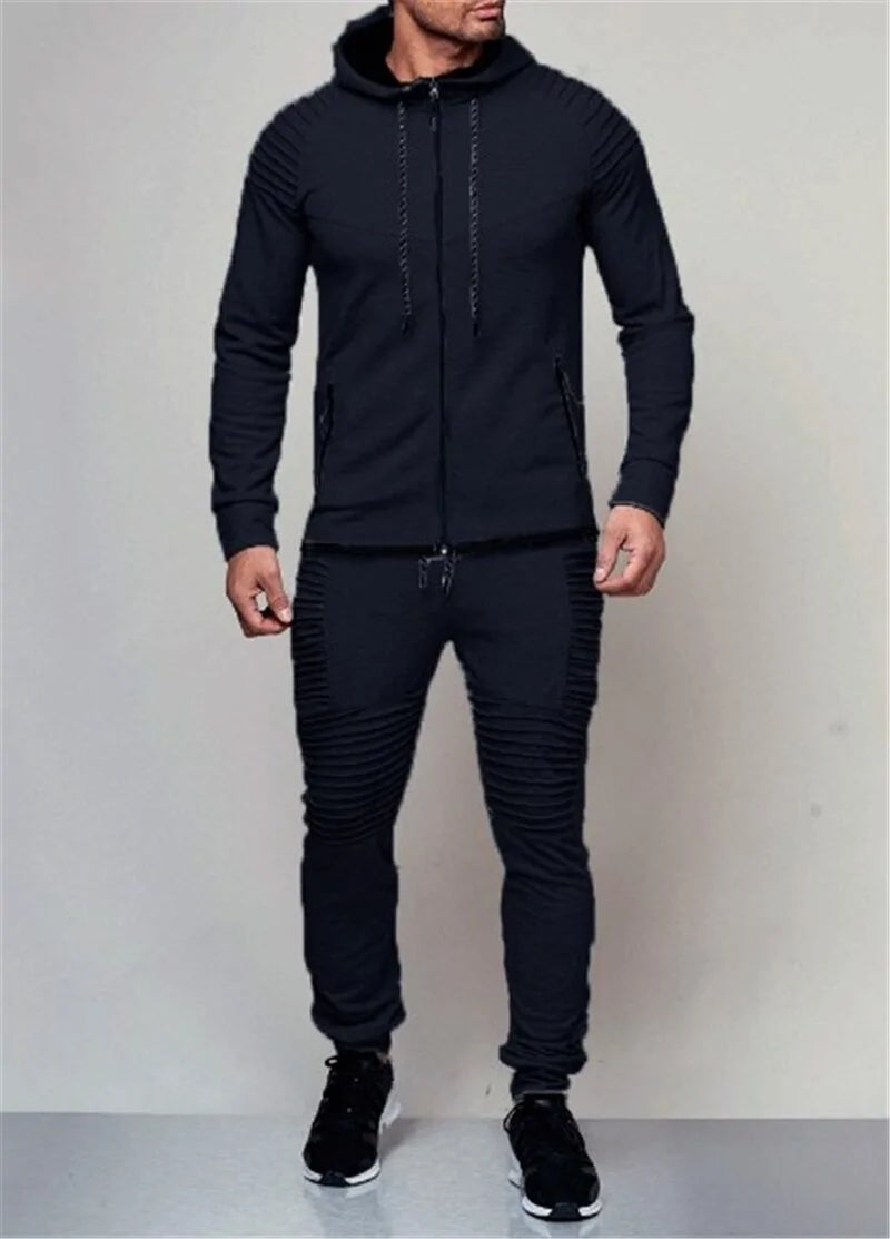 2 Pieces Autumn Running Tracksuit Men Vivareflex Online