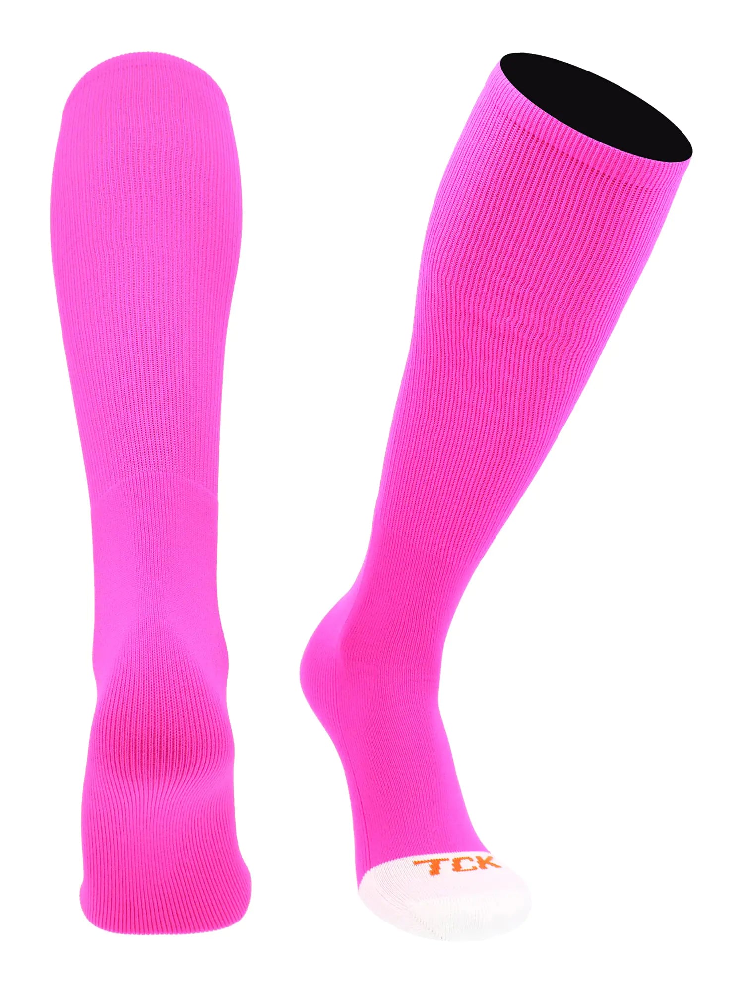 Calcetines de tubo TCK Prosport Calcetines de béisbol Softbol Fútbol Rosa fuerte X-Large 