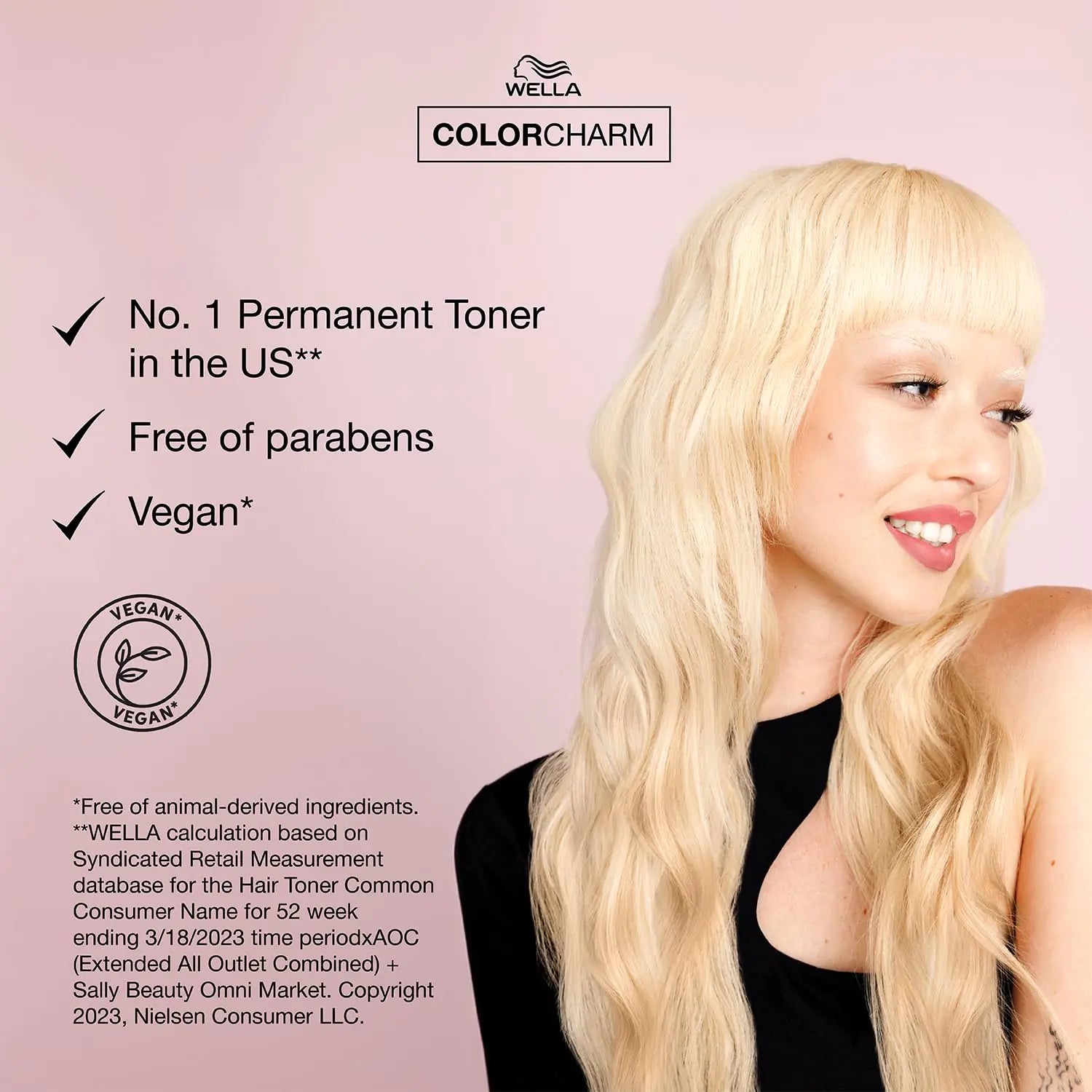 COLORCHARM Permanent Liquid Toners| Neutralize Brass| Free of Parabens| Vegan| T10| Pale Blonde| 1.4 Fl Oz - Vivareflex Online