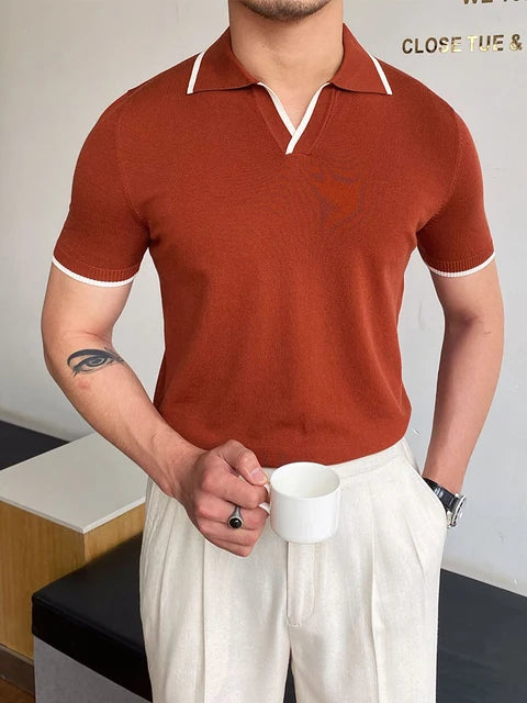 Summer Men Fashion Polo Shirts Short Sleeve Vivareflex Online