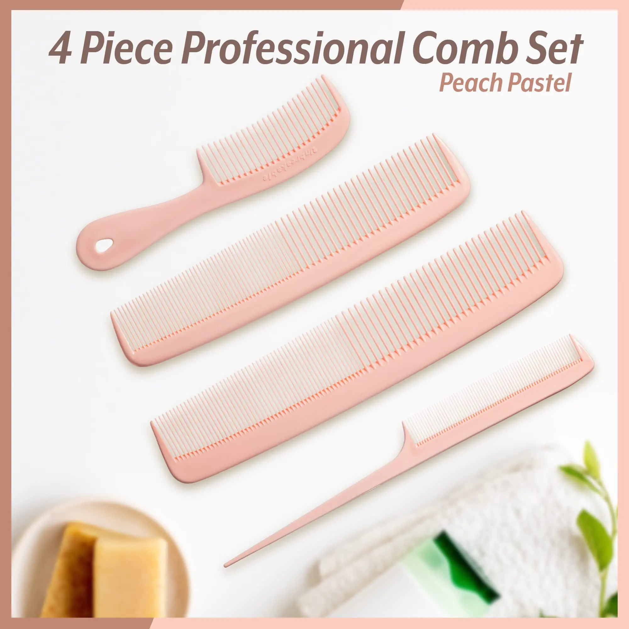 4 Piece Professional Comb Set_Vivareflex_Online