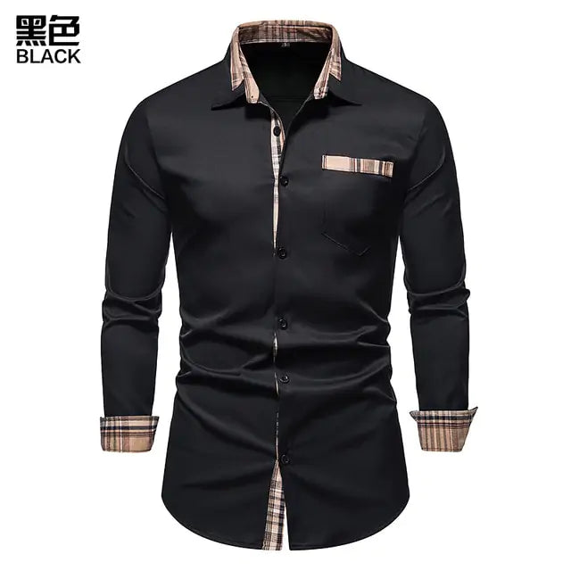 Patchwork Formal Shirts for Men Vivareflex Online