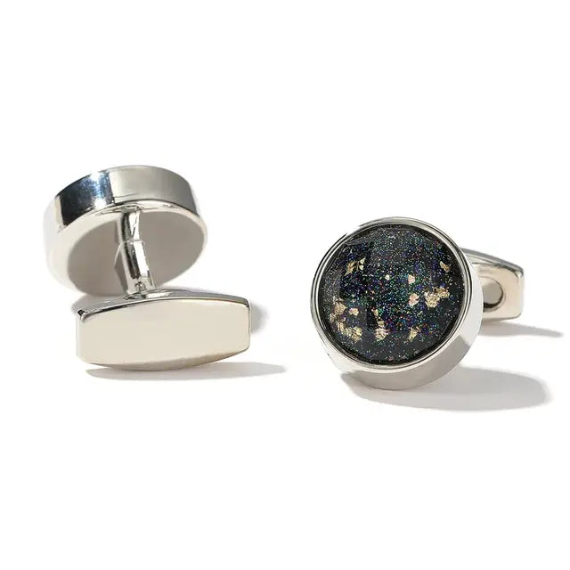 Gold Personalized Round Cufflinks For Men Vivareflex Online