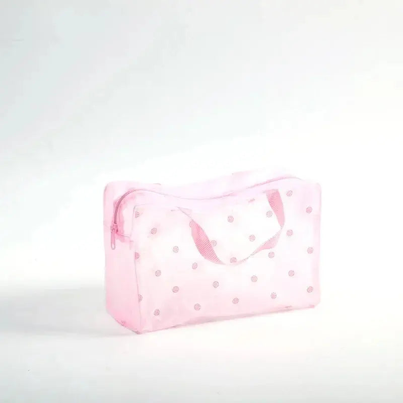 5 Colors Make Up Organizer Bag Toiletry Bathing Storage Bag Women Waterproof Transparent Floral PVC Travel Cosmetic Bag Ultimate Bag Store