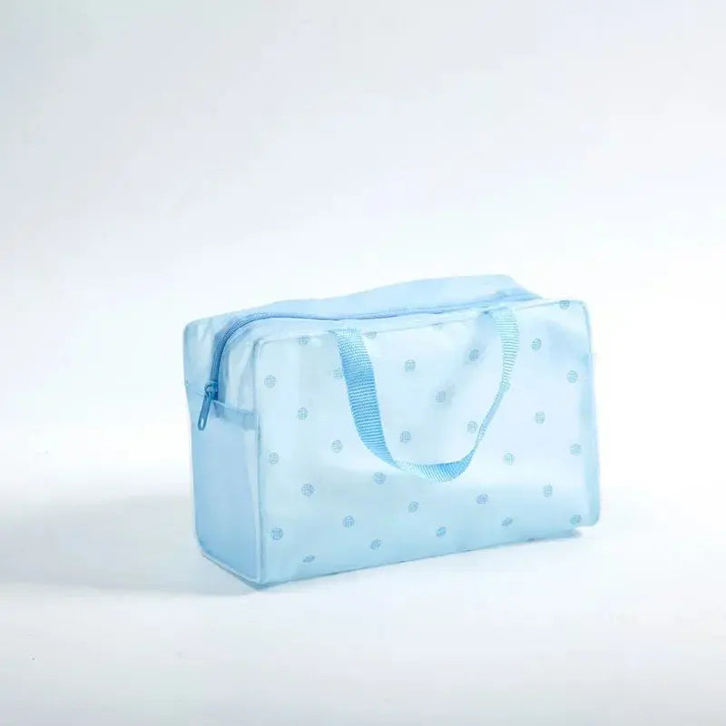 5 Colors Make Up Organizer Bag Toiletry Bathing Storage Bag Women Waterproof Transparent Floral PVC Travel Cosmetic Bag Ultimate Bag Store