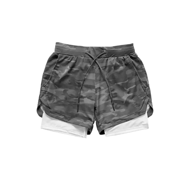 Camo 2-in-1 Running Shorts For Men Vivareflex Online