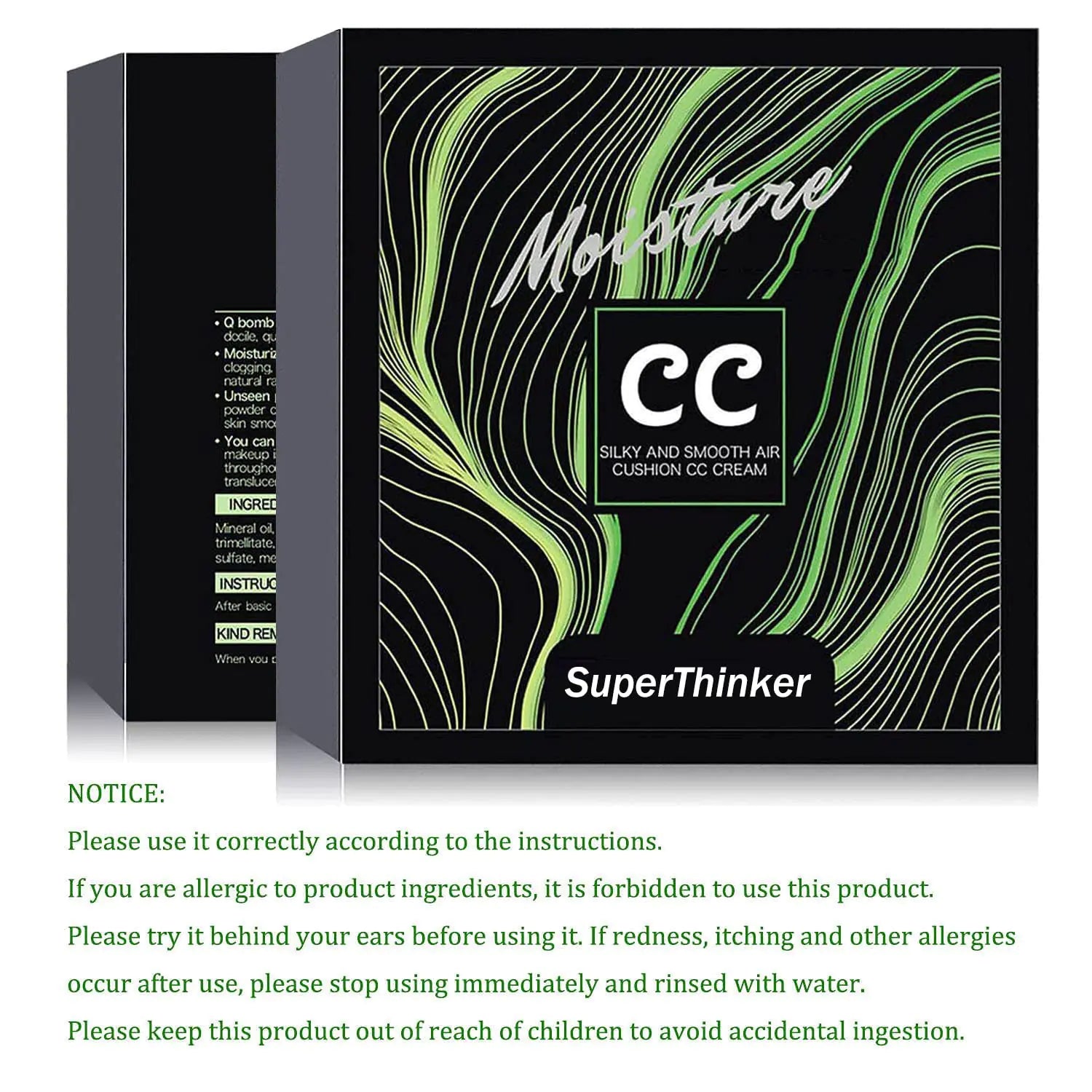 Crema CC con efecto memoria Mushroom Head Air Cushion: hidratante y de cobertura duradera