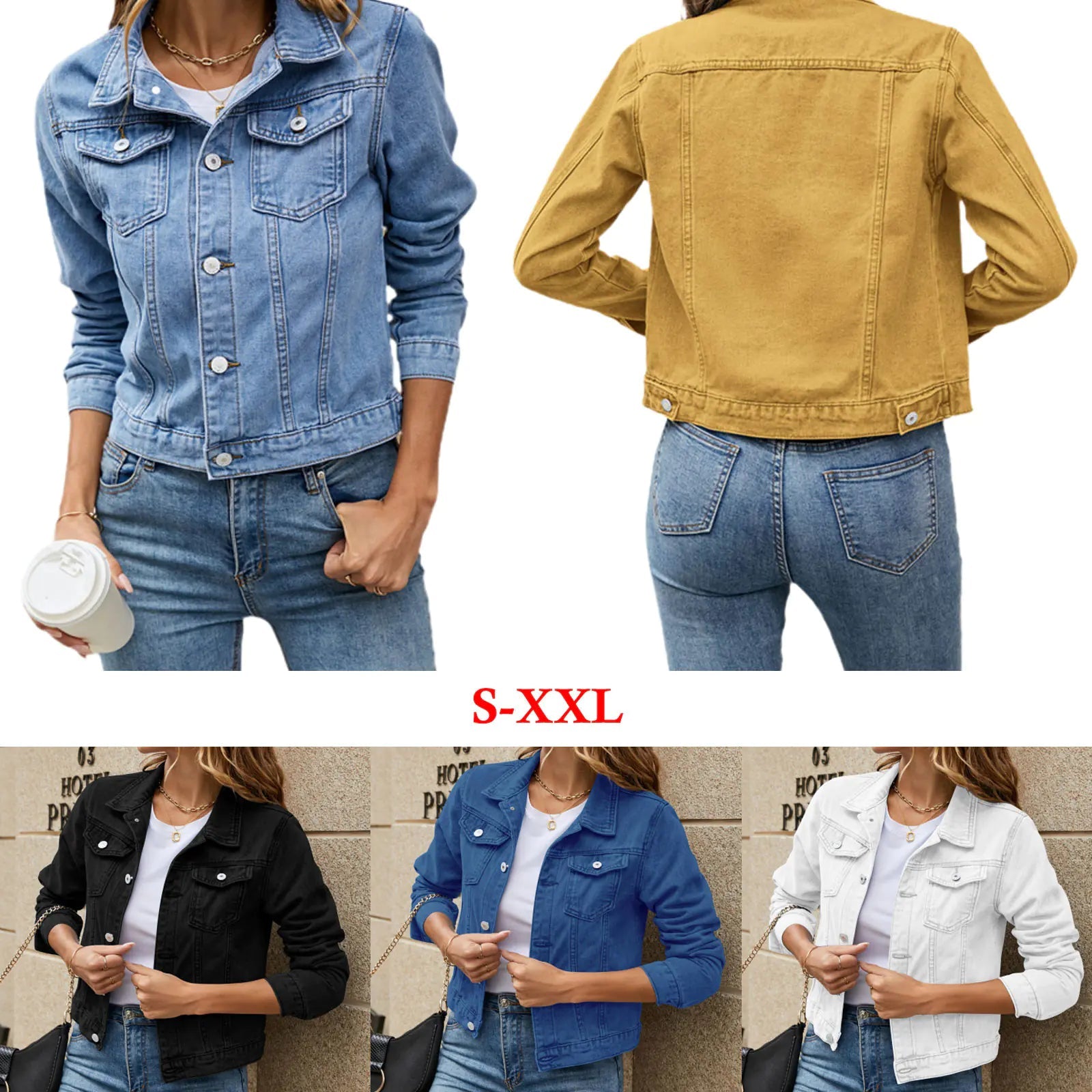 Chic Denim Daywear Jacket Vivareflex Online