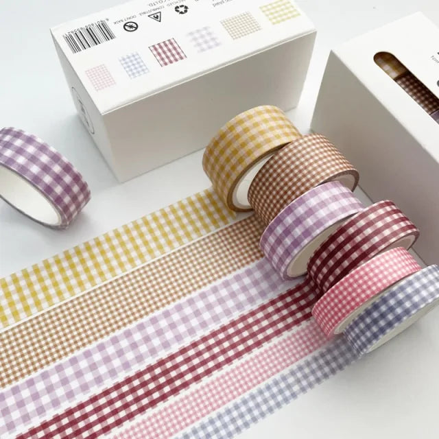 6 Pieces DIY Stationery Tape Set - Vivareflex Online