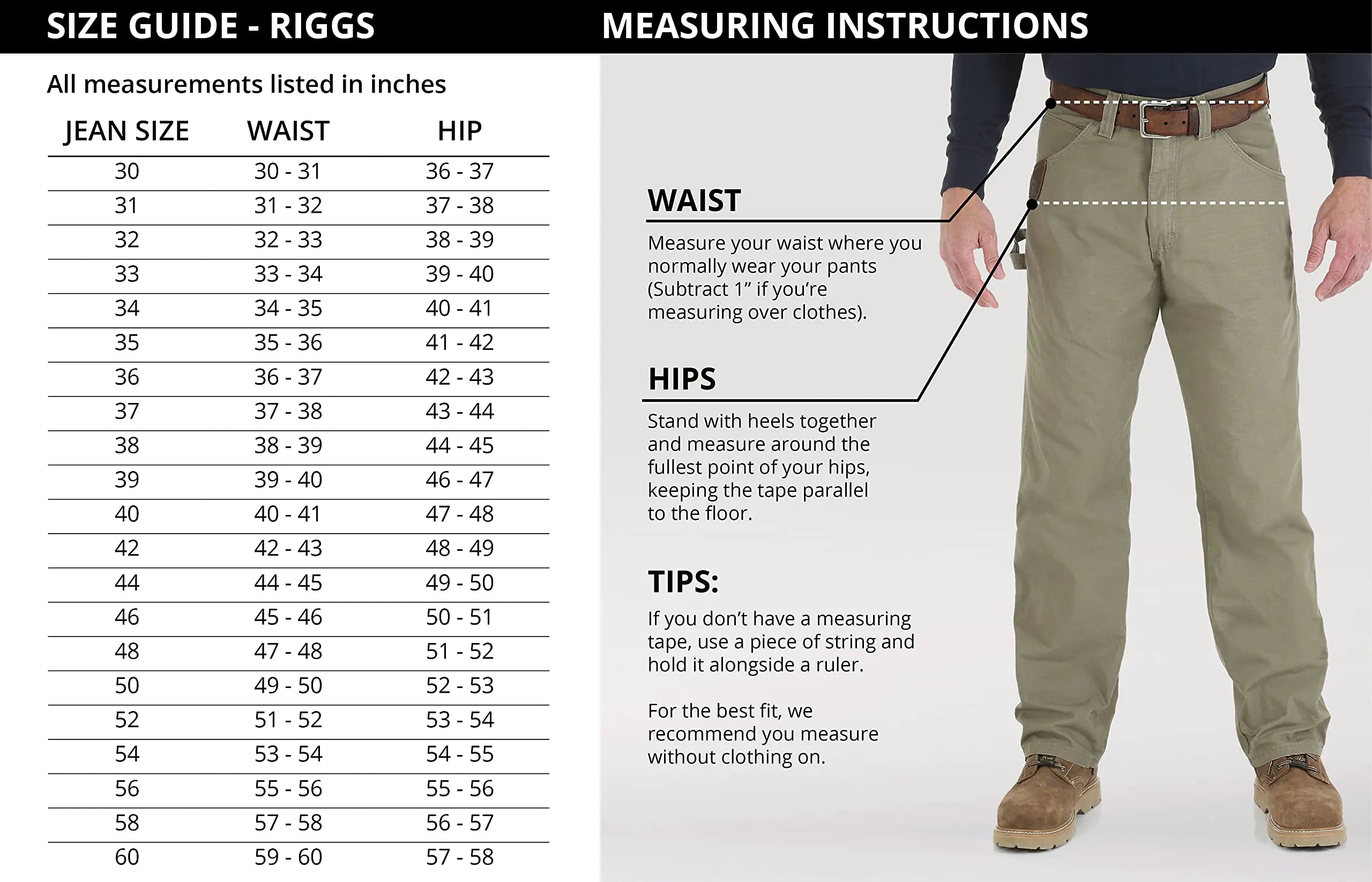 Wrangler Riggs Workwear Men's Ranger Work Utility Pants 50W x 32L Black - Vivareflex Online