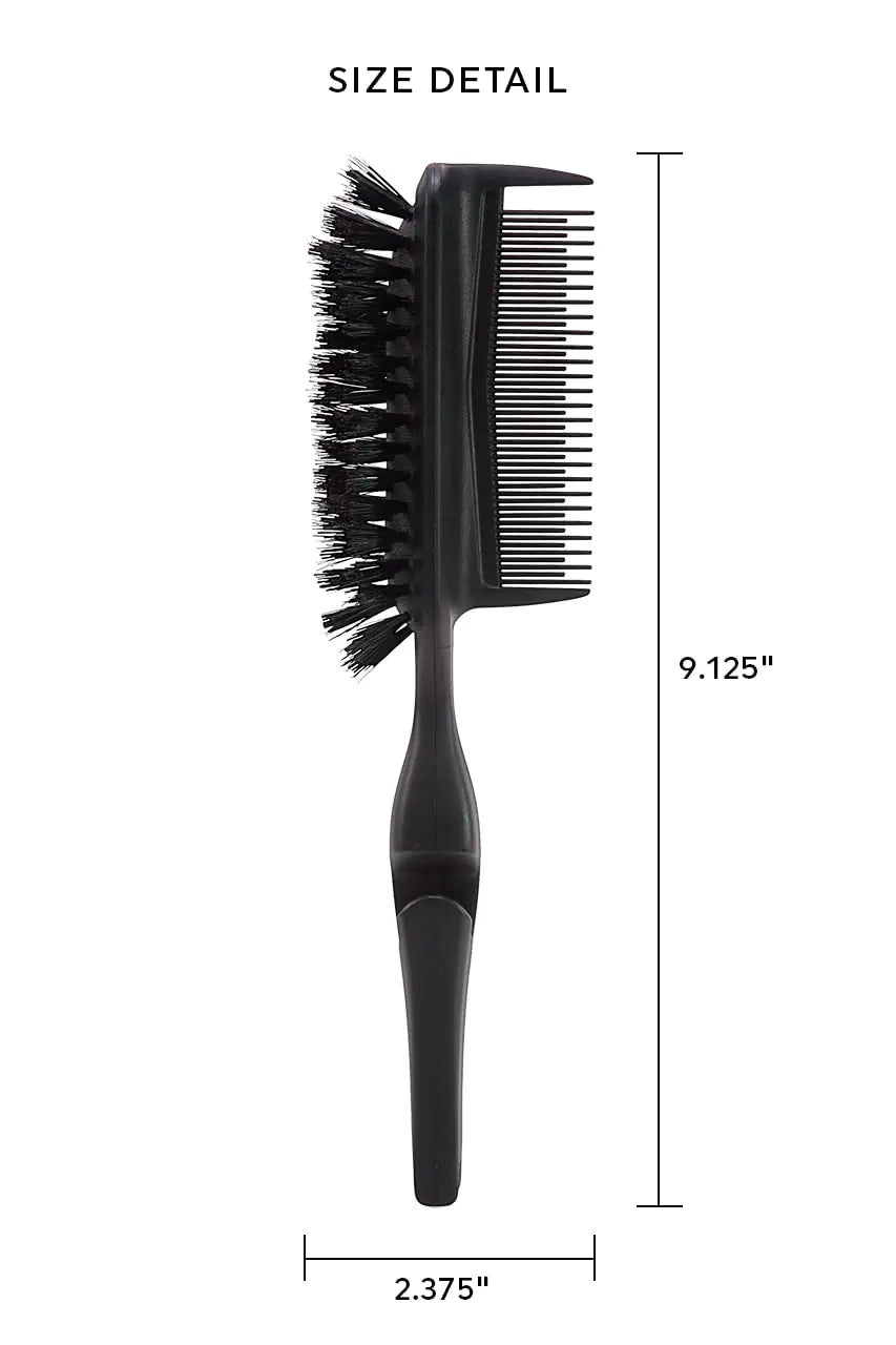 Brosse à cheveux et peigne à poils double face antistatique Cricket pour queue de cheval, pour le coiffage, le volume, le peignage, la séparation, la coiffure, pour tous les types de cheveux