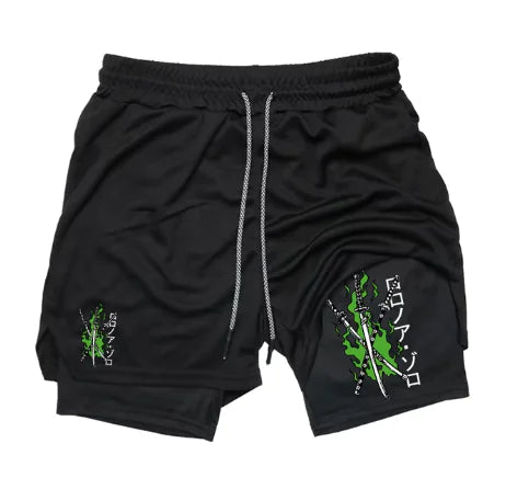 Print 2 in 1 Running Shorts for Men Gym Vivareflex Online